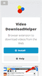 Mobile Screenshot of downloadhelper.net